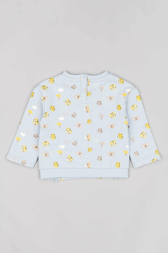 Majica dugih rukava za bebe zippy ZNBAP0202.23001 plava SS23