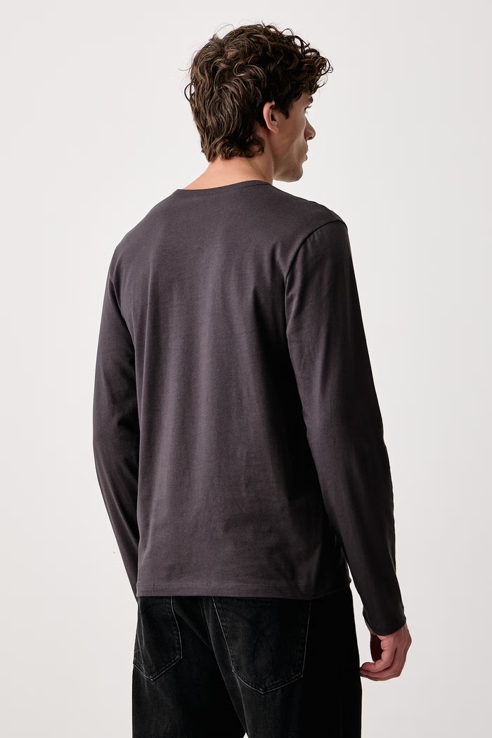 Longsleeve męski bawełniany LSShirtRN 3P Classic 3-pack BOSS niebieski 50492321