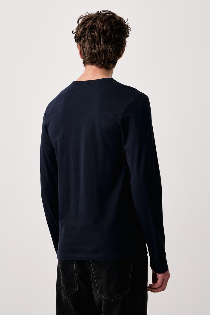 BOSS Longsleeve męski bawełniany LSShirtRN 3P Classic 3-pack 50492321