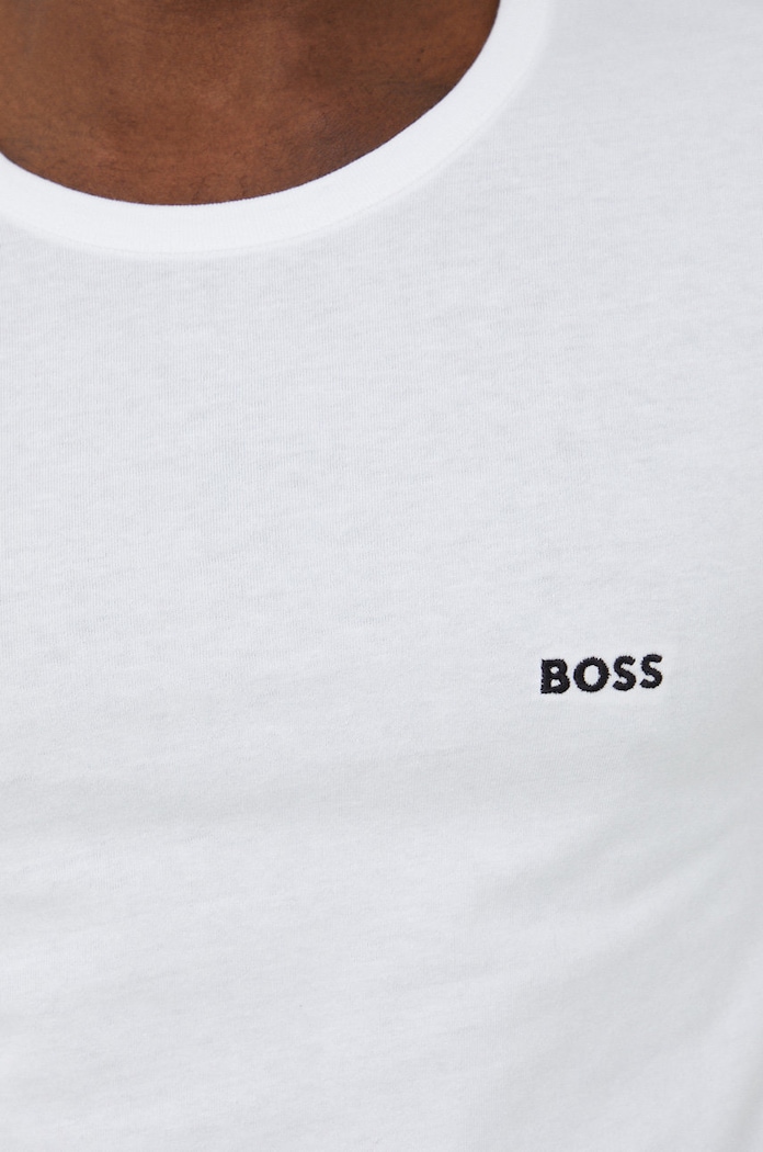 Βαμβακερή μπλούζα με μακριά μανίκια BOSS 3-pack San Jared-C 50492321