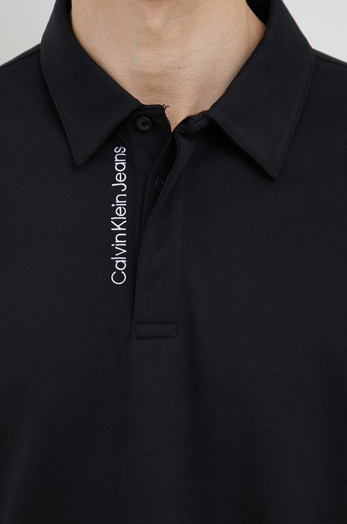 Calvin Klein Jeans longsleeve bawełniany J30J322852.PPYX czarny
