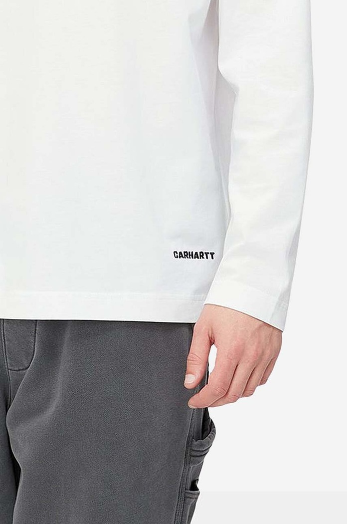 Carhartt WIP cotton longsleeve top Link Script I031372