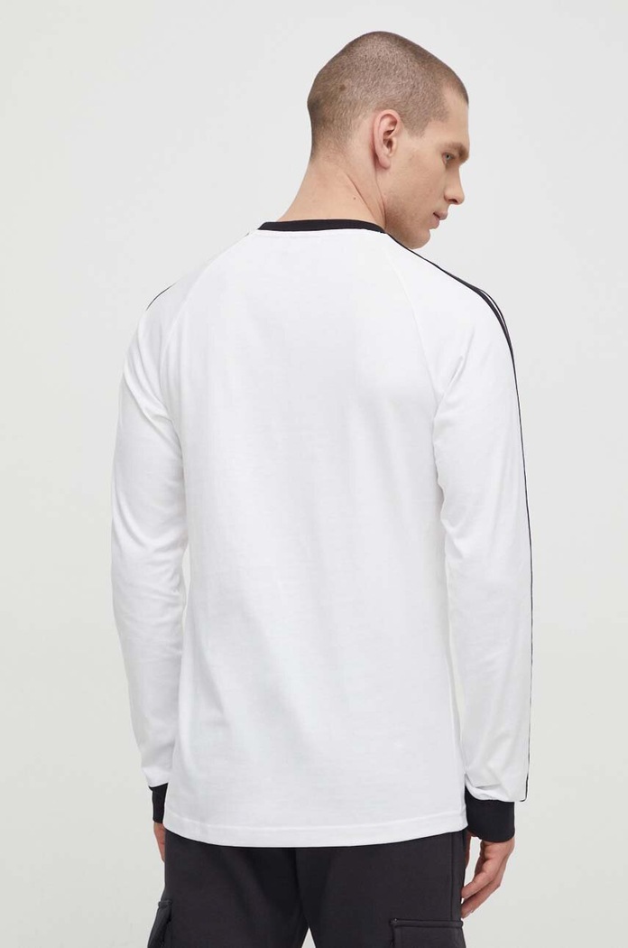 Одежда Хлопковый лонгслив adidas Originals IA4879 белый