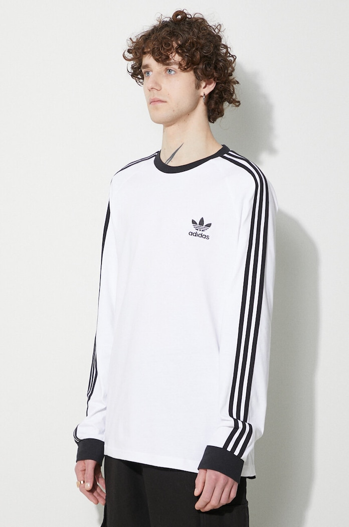 Odzież adidas Originals longsleeve bawełniany IA4879 biały