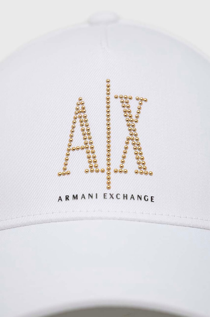 Pamučna kapa sa šiltom Armani Exchange 944208.3R131.NOS bijela AA00