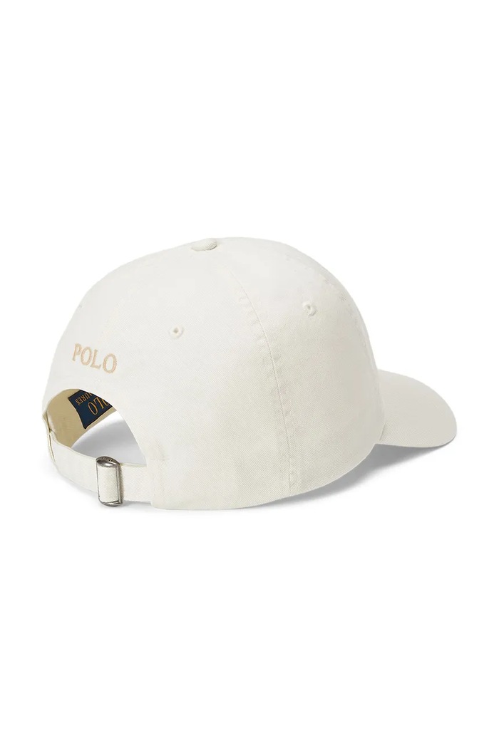 Polo Ralph Lauren bejzbalová čiapka dámska bavlnená 211912843 béžová SS26