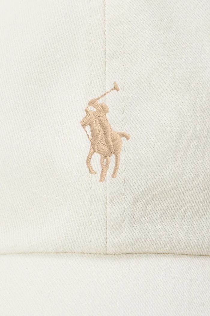 Doplnky Polo Ralph Lauren bejzbalová čiapka dámska bavlnená 211912843 béžová