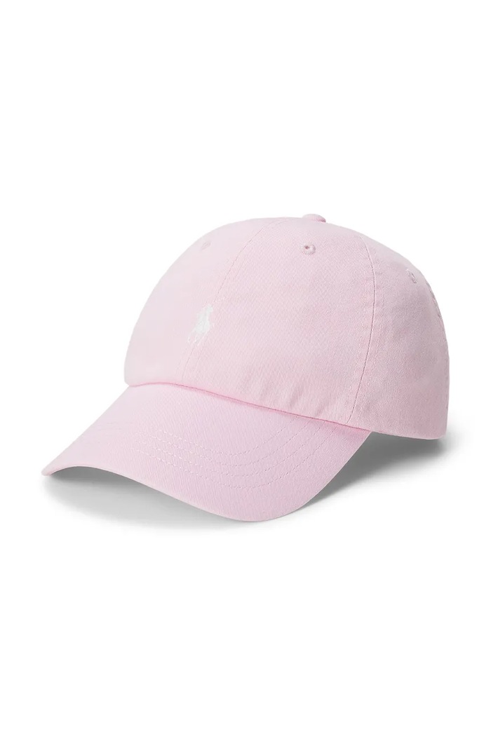Polo Ralph Lauren czapka bejsbolówka damska bawełniana różowy 211912843