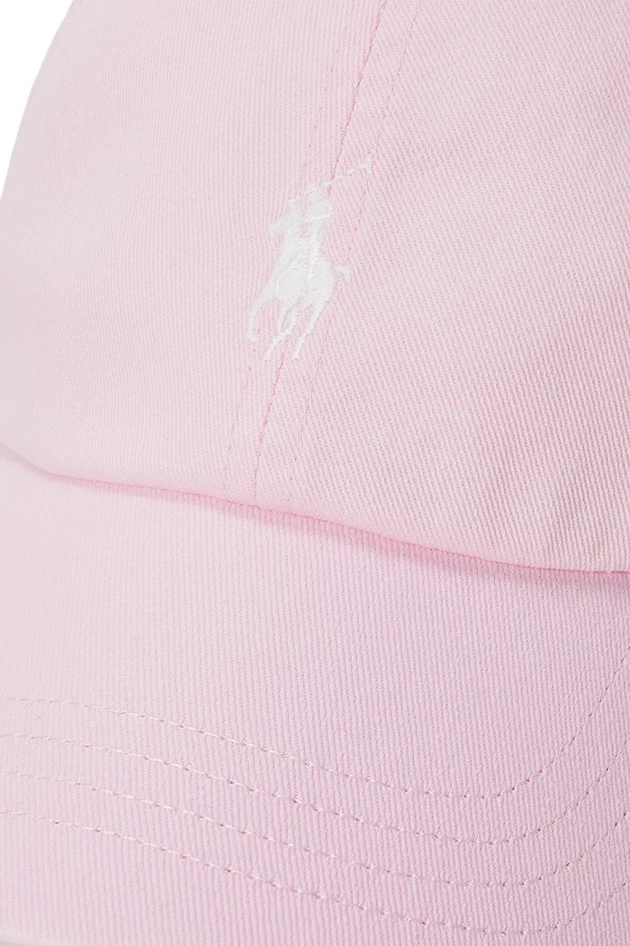Akcesoria Polo Ralph Lauren czapka bejsbolówka damska bawełniana 211912843 różowy