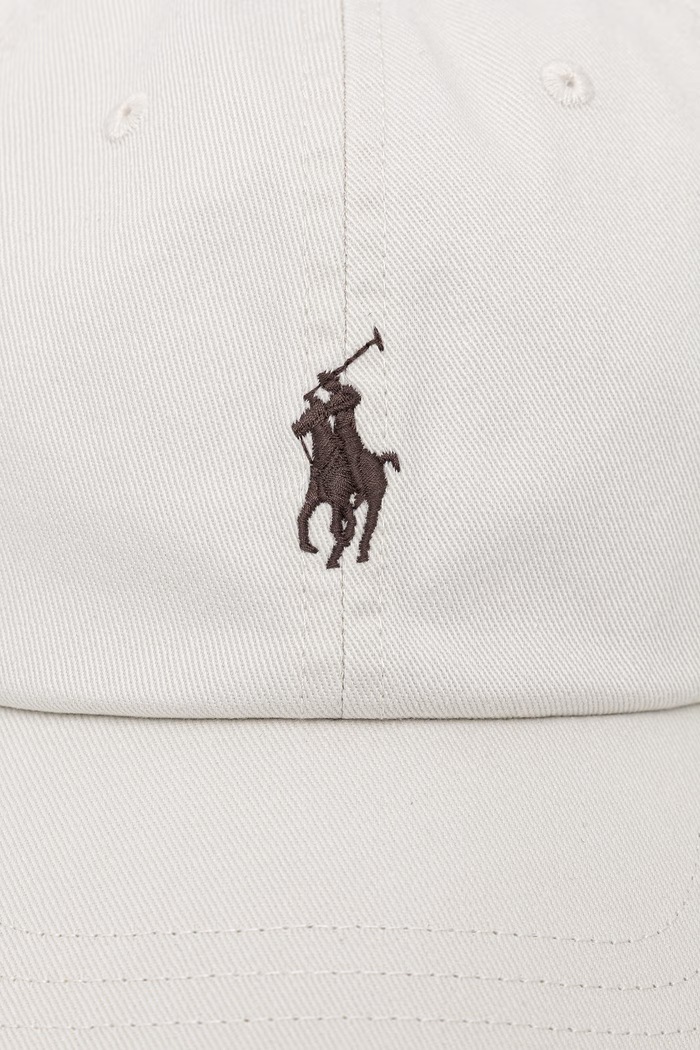 Polo Ralph Lauren baseballová čepice bavlněná dámská 211912843 šedá SS26