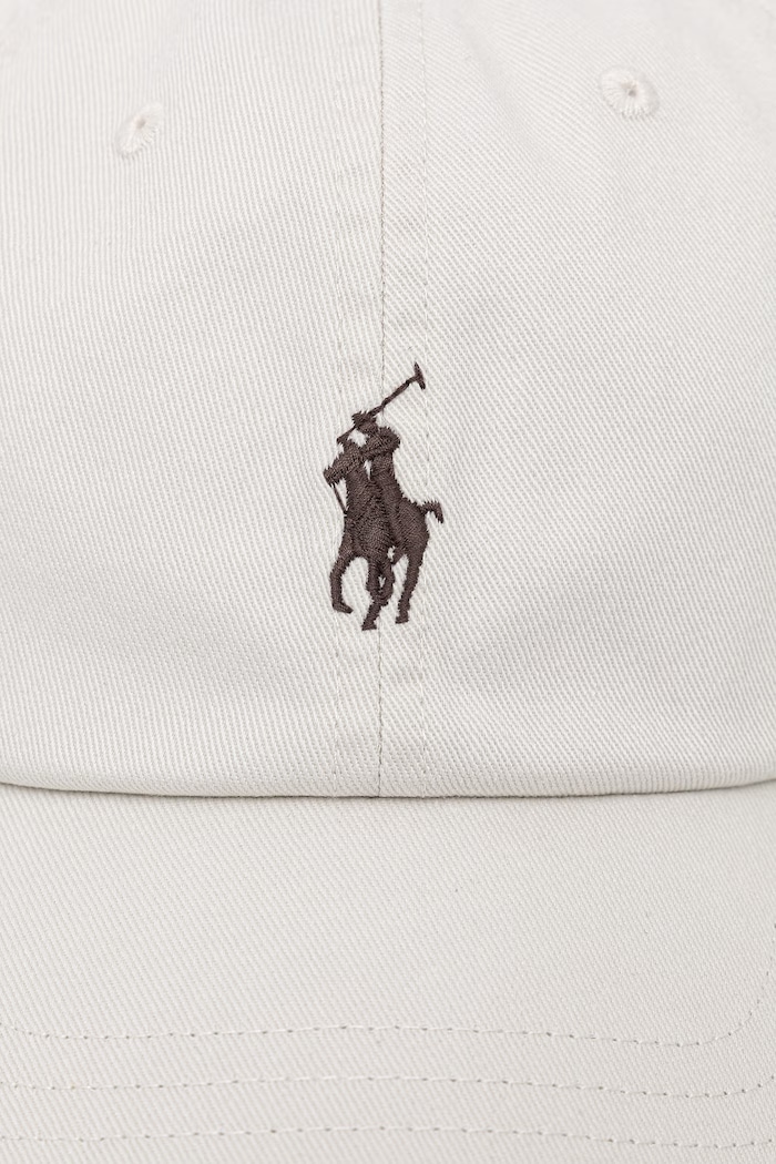 Polo Ralph Lauren baseballová čepice bavlněná dámská 211912843 šedá SS26