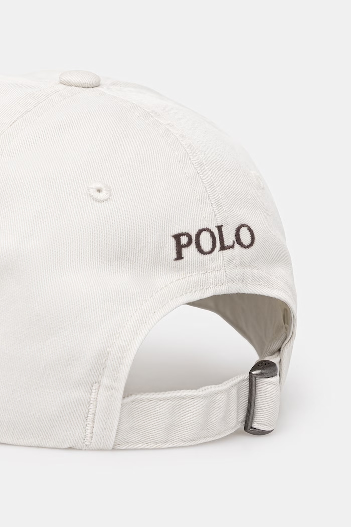 Doplňky Polo Ralph Lauren baseballová čepice bavlněná dámská 211912843 šedá