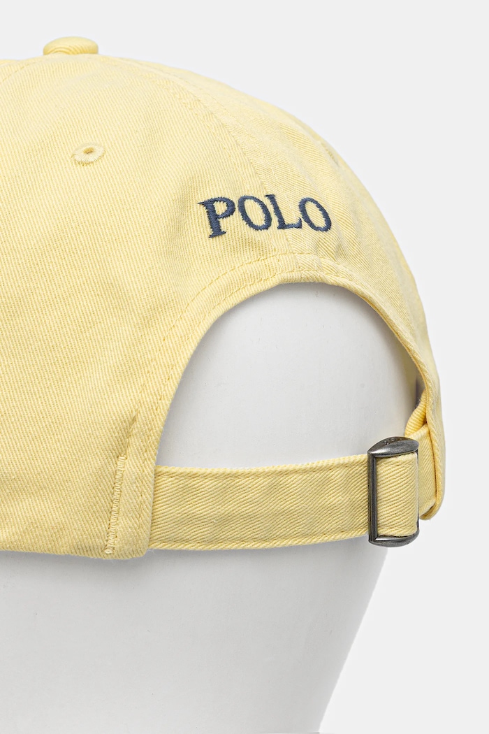 Polo Ralph Lauren bejzbalová čiapka dámska bavlnená žltá 211912843