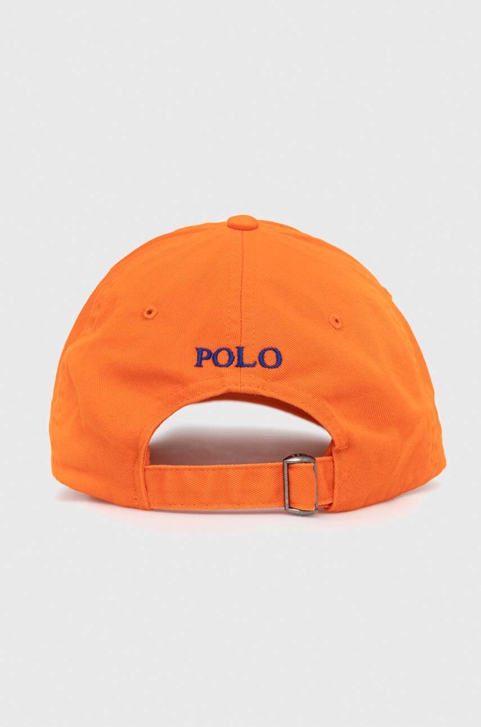 Doplnky Polo Ralph Lauren bejzbalová čiapka dámska bavlnená 211912843 oranžová