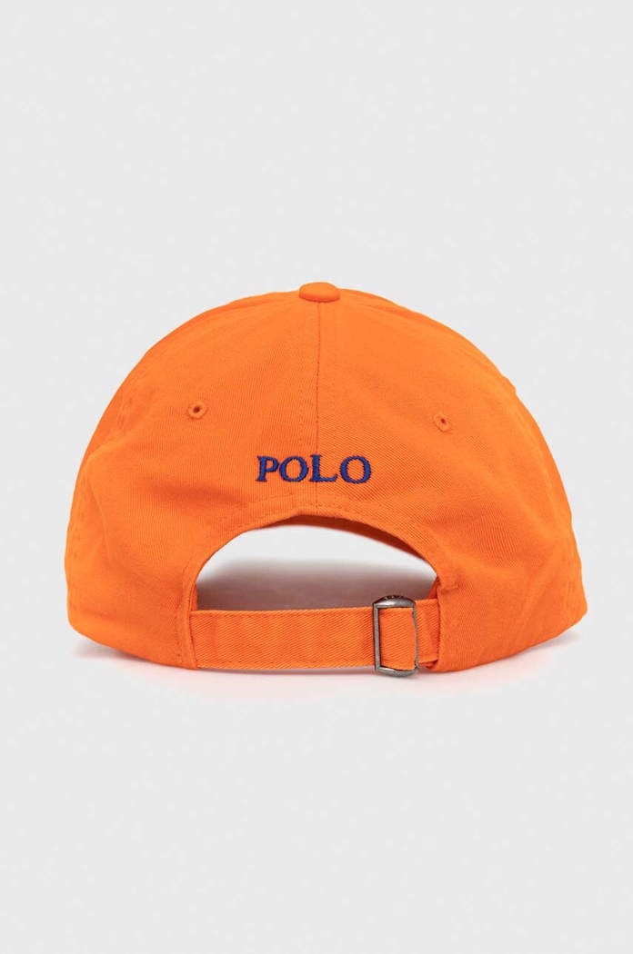 Doplnky Polo Ralph Lauren bejzbalová čiapka dámska bavlnená 211912843 oranžová