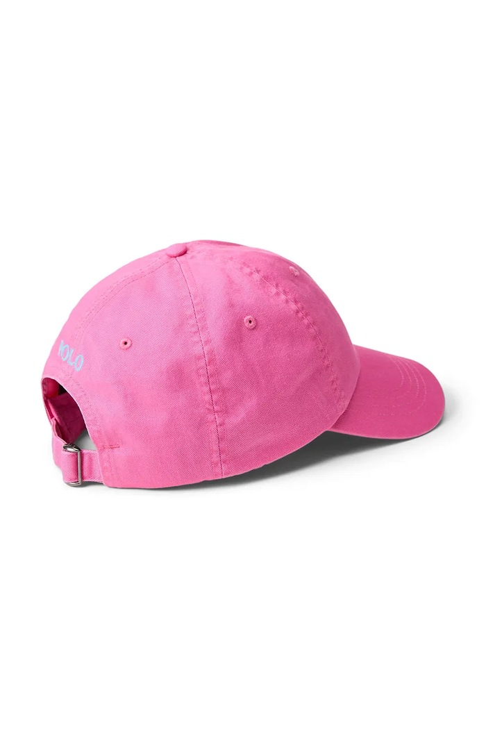 Polo Ralph Lauren καπέλο μπέιζμπολ βαμβακερό γυναικείο 211912843 ροζ SS26