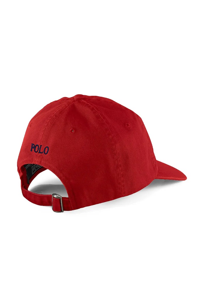 Polo Ralph Lauren șapcă de baseball pentru femei, din bumbac 211912843 rosu SS26