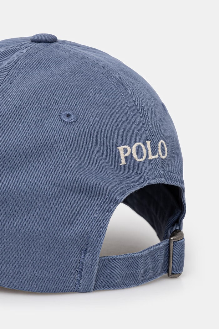 Doplňky Polo Ralph Lauren baseballová čepice bavlněná dámská 211912843 modrá
