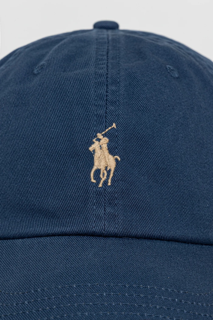 Doplnky Polo Ralph Lauren bejzbalová čiapka dámska bavlnená 211912843 tmavomodrá