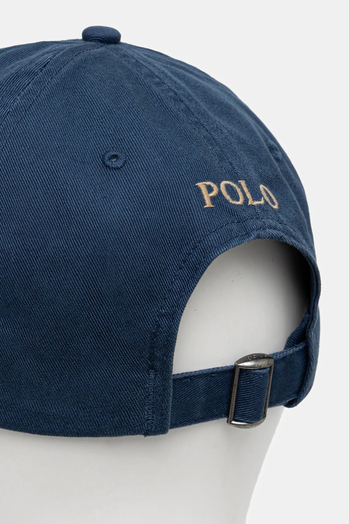 Polo Ralph Lauren bejzbalová čiapka dámska bavlnená tmavomodrá 211912843