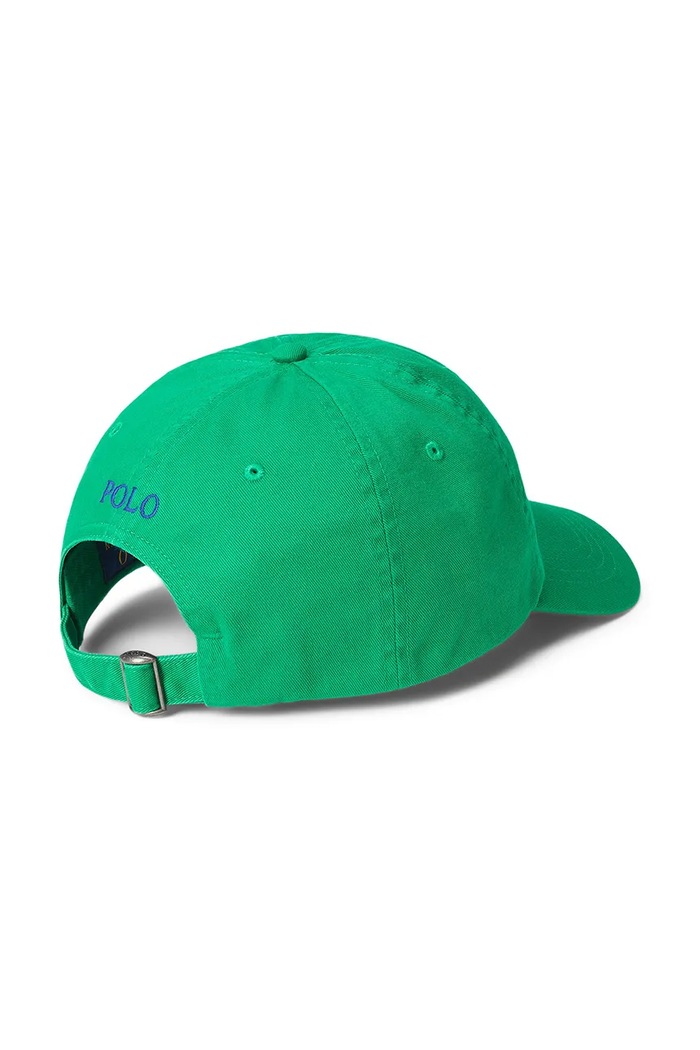 Polo Ralph Lauren baseball kapa ženska bombažna 211912843 zelena SS26