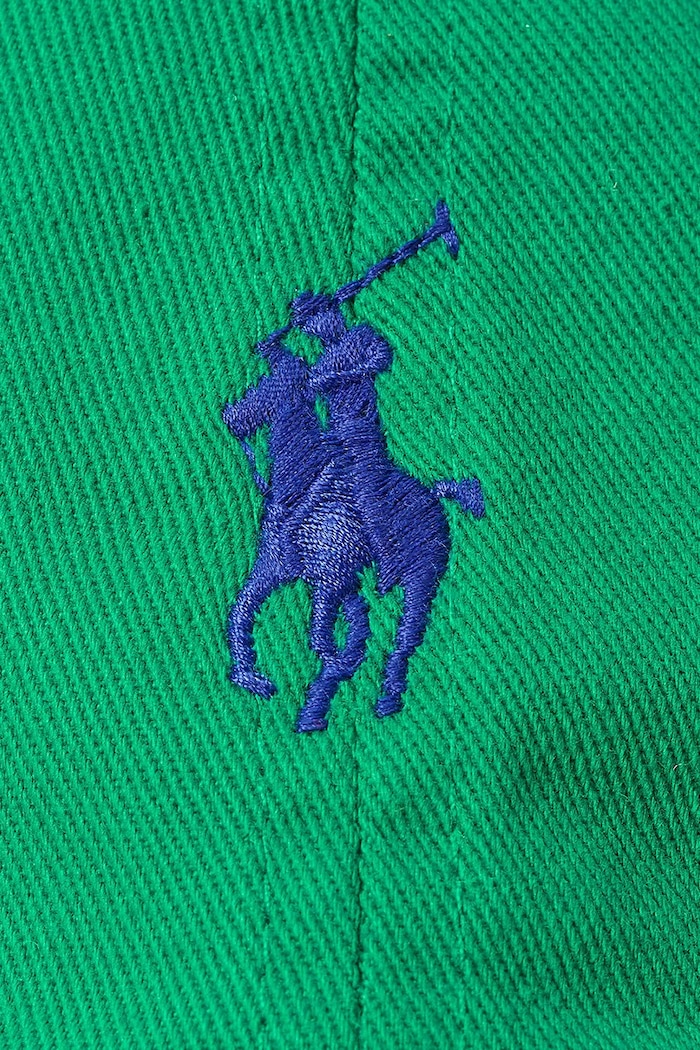 Dodatki Polo Ralph Lauren baseball kapa ženska bombažna 211912843 zelena