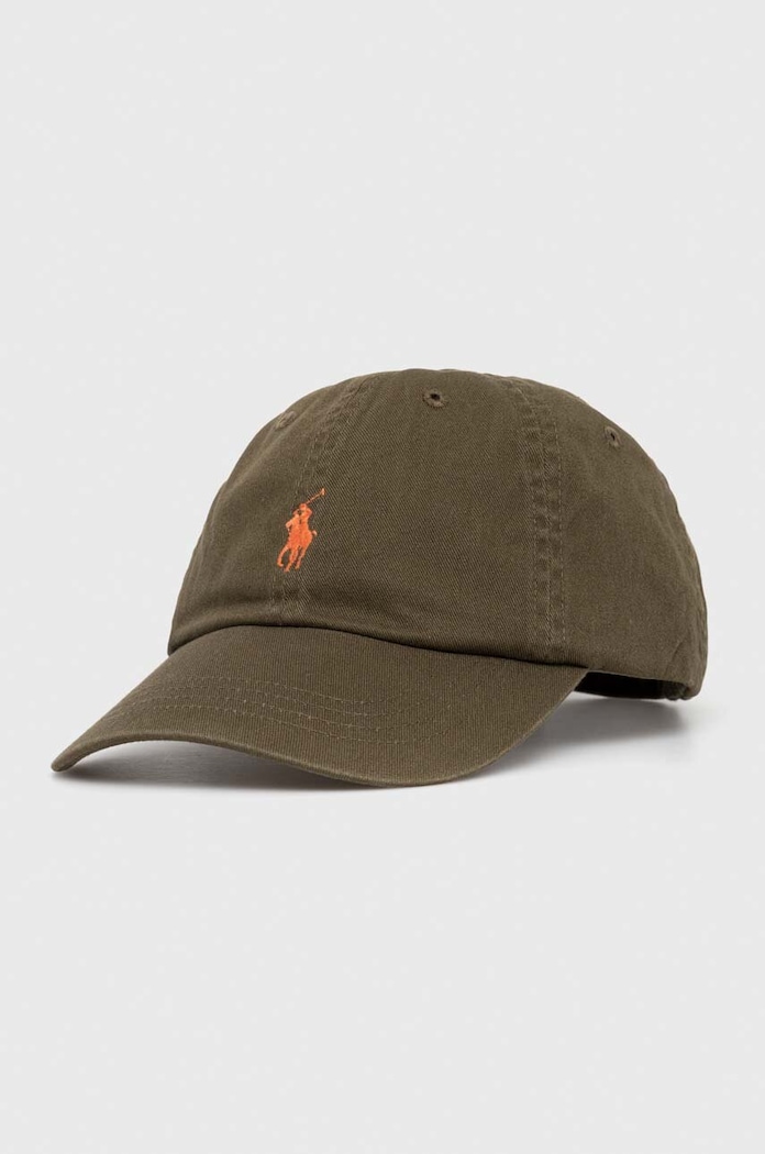 Polo Ralph Lauren șapcă de baseball pentru femei, din bumbac bumbac verde 211912843
