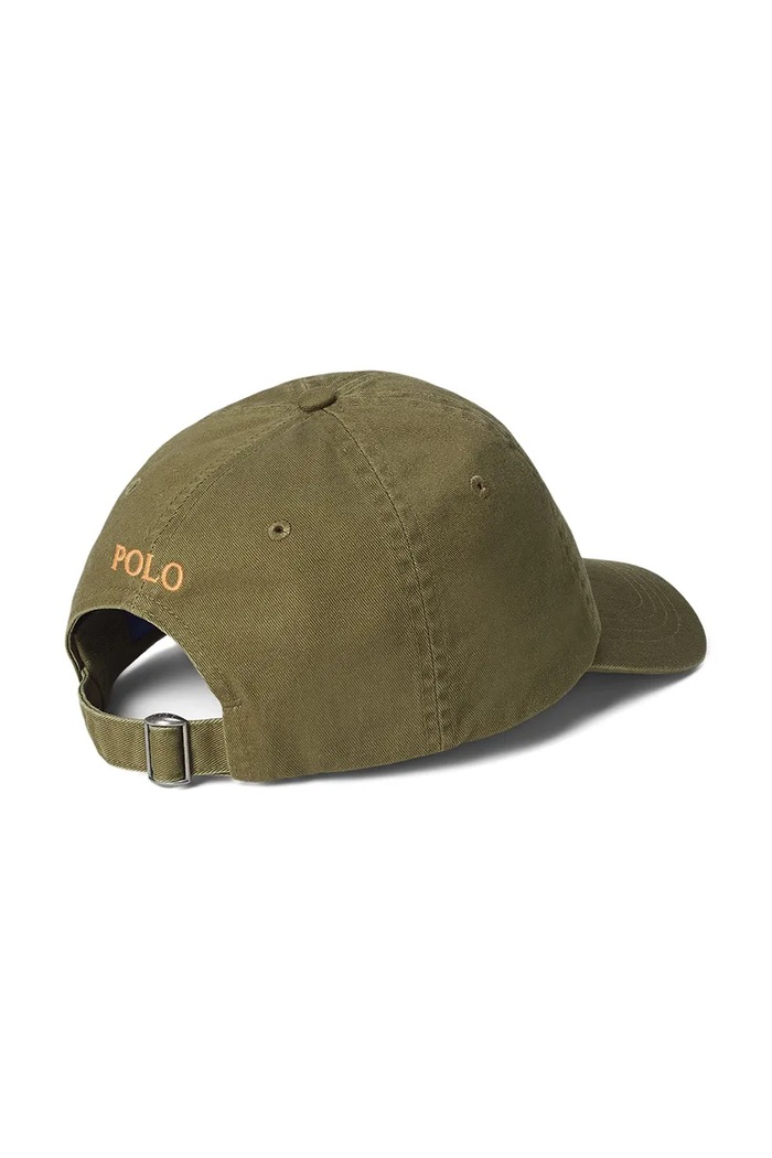 Polo Ralph Lauren czapka bejsbolówka damska bawełniana 211912843 zielony SS26