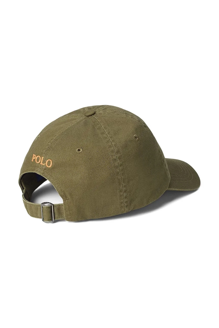 Polo Ralph Lauren czapka bejsbolówka damska bawełniana 211912843 zielony SS26