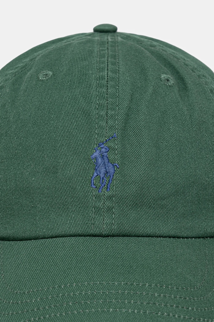 Polo Ralph Lauren czapka bejsbolówka damska bawełniana 211912843 zielony SS26