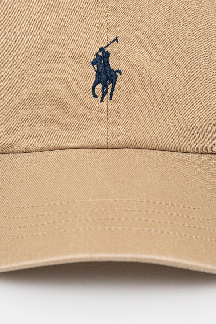 Polo Ralph Lauren czapka bejsbolówka damska bawełniana 211912843 beżowy SS26
