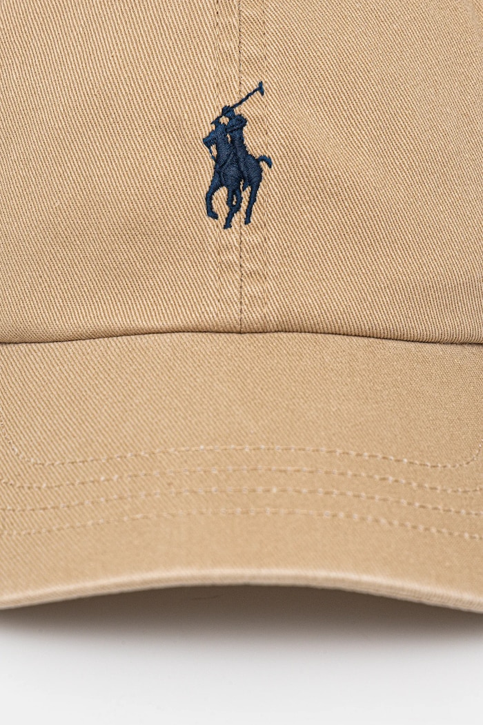 Polo Ralph Lauren czapka bejsbolówka damska bawełniana 211912843 beżowy SS26