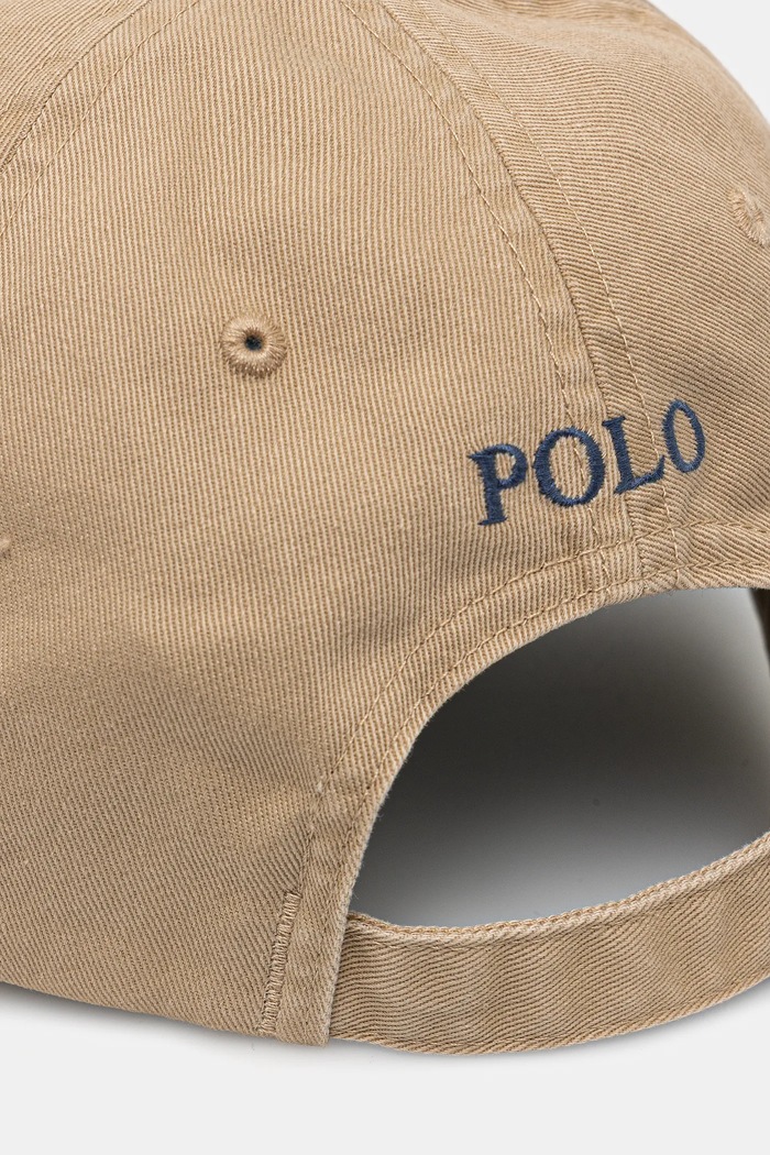 Аксесуари Polo Ralph Lauren бейсболка жіноча бавовняна 211912843 бежевий