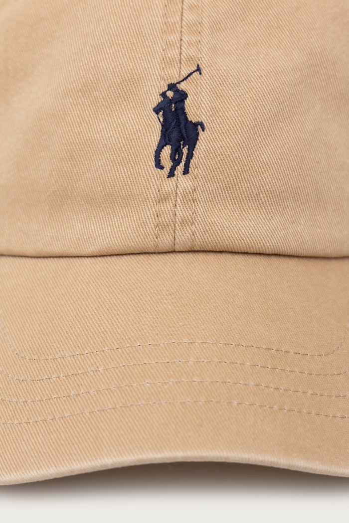 Polo Ralph Lauren baseballová čepice dámská bavlněná 211912843 béžová SS26