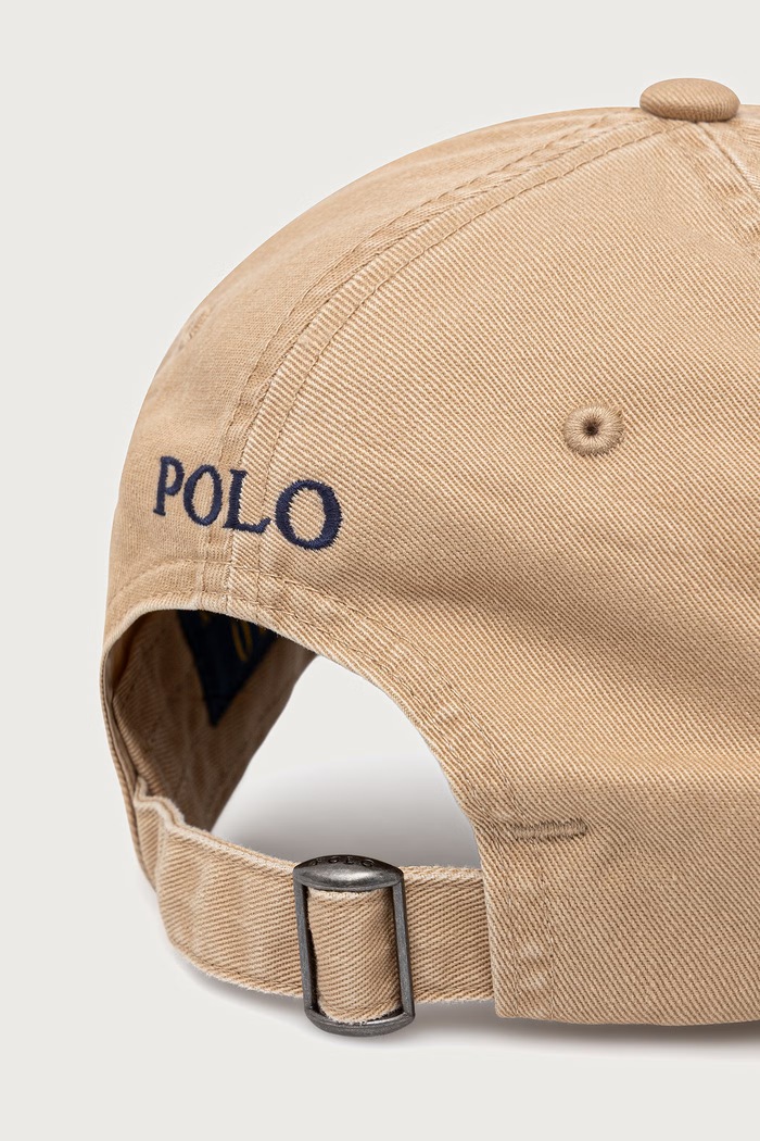 Doplňky Polo Ralph Lauren baseballová čepice dámská bavlněná 211912843 béžová