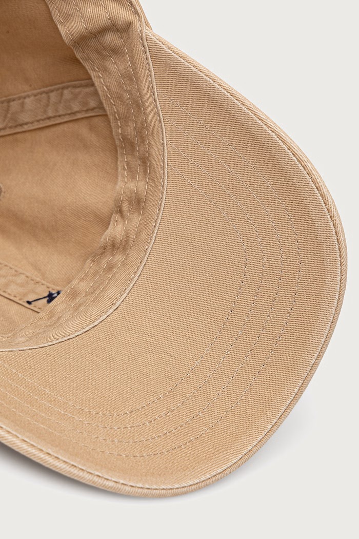 Polo Ralph Lauren baseballová čepice dámská bavlněná béžová 211912843