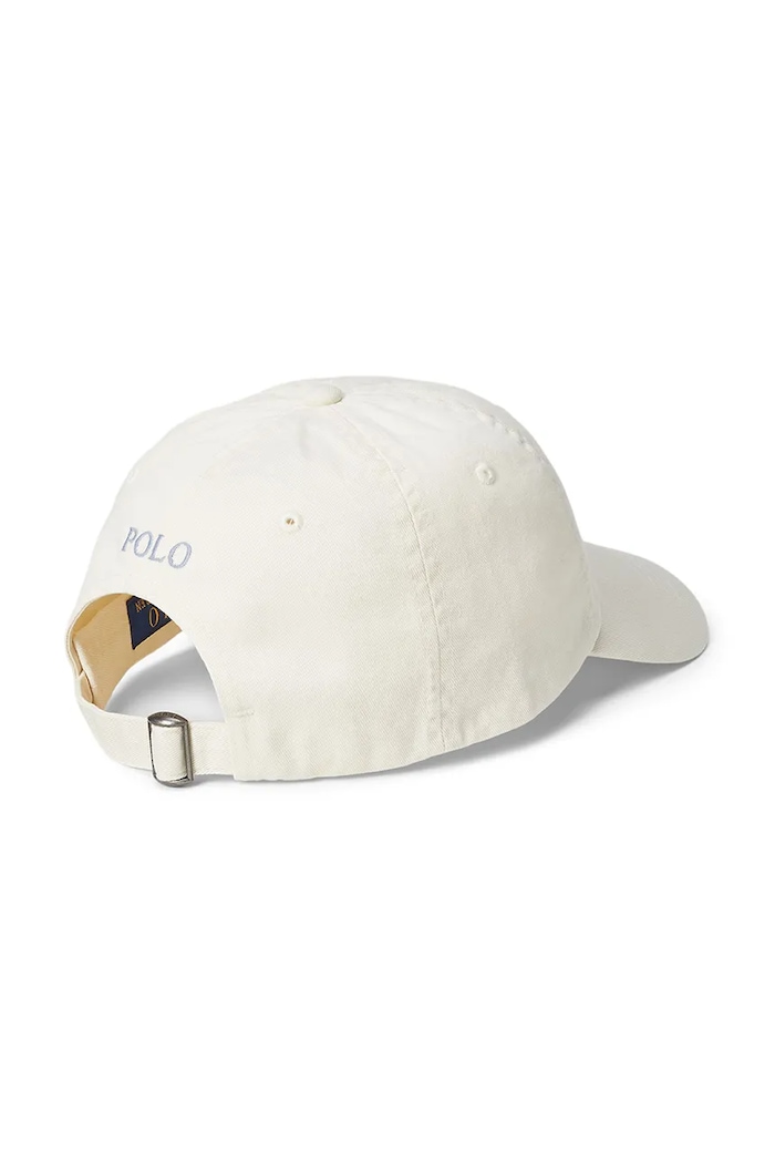 Polo Ralph Lauren czapka bejsbolówka damska bawełniana 211912843 beżowy SS26