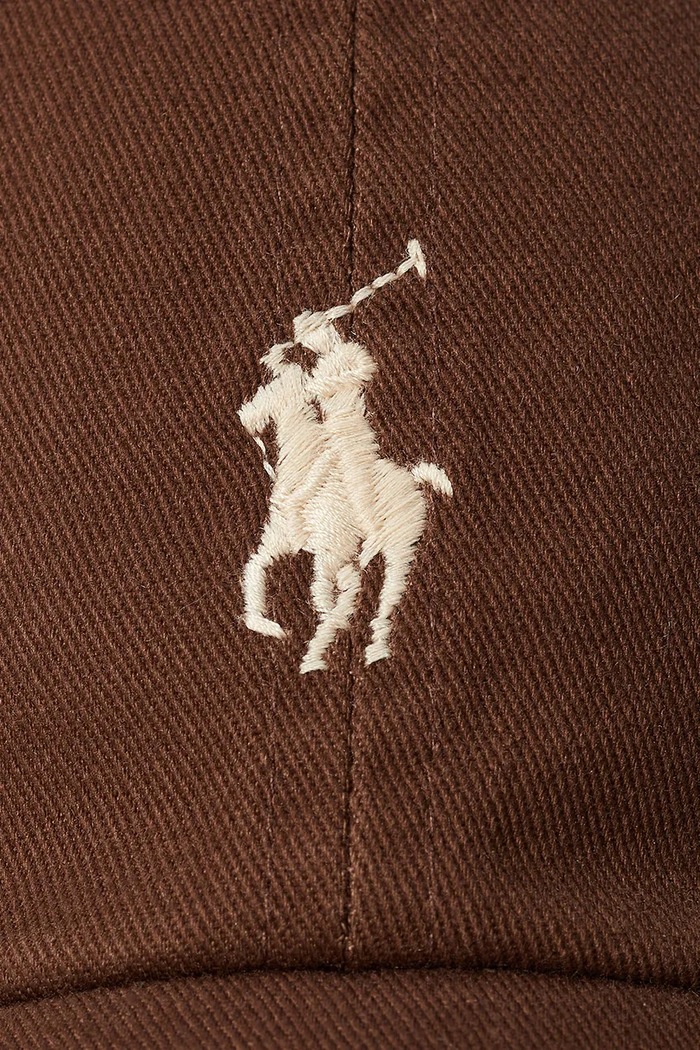 Αξεσουάρ Polo Ralph Lauren καπέλο μπέιζμπολ βαμβακερό γυναικείο 211912843 καφέ