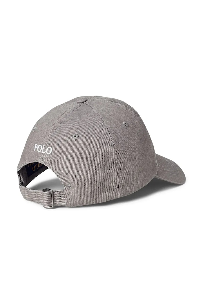 Polo Ralph Lauren șapcă de baseball pentru femei, din bumbac 211912843 gri SS26