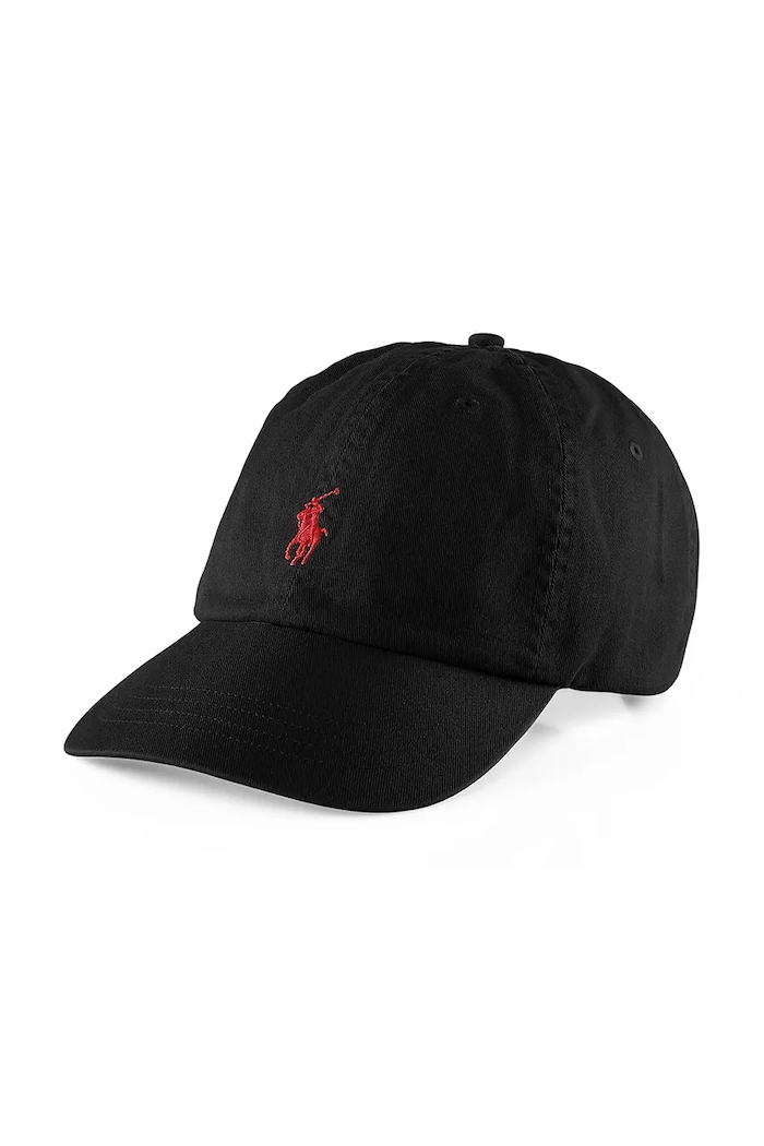 Polo Ralph Lauren bejzbalová čiapka dámska bavlnená bavlna čierna 211912843