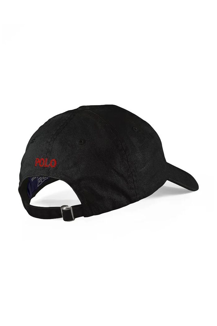 Polo Ralph Lauren bejzbalová čiapka dámska bavlnená 211912843 čierna SS26