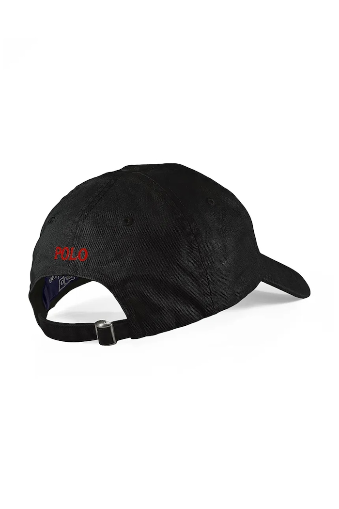 Polo Ralph Lauren bejzbalová čiapka dámska bavlnená 211912843 čierna SS26