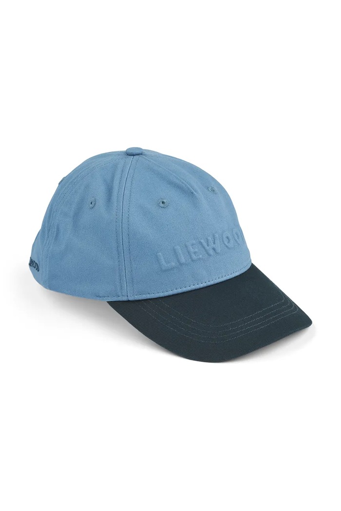 Liewood čiapka so šiltom detská bavlnená LW17683 modrá SS25