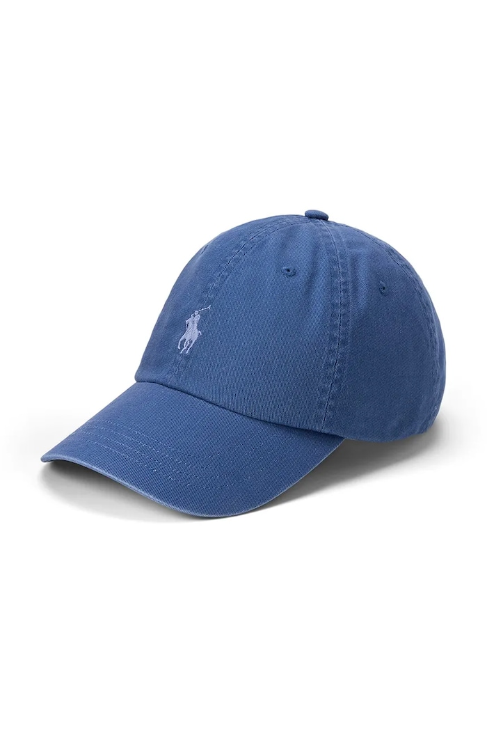 Polo Ralph Lauren șapcă pentru bărbați bumbac uni albastru 710667709
