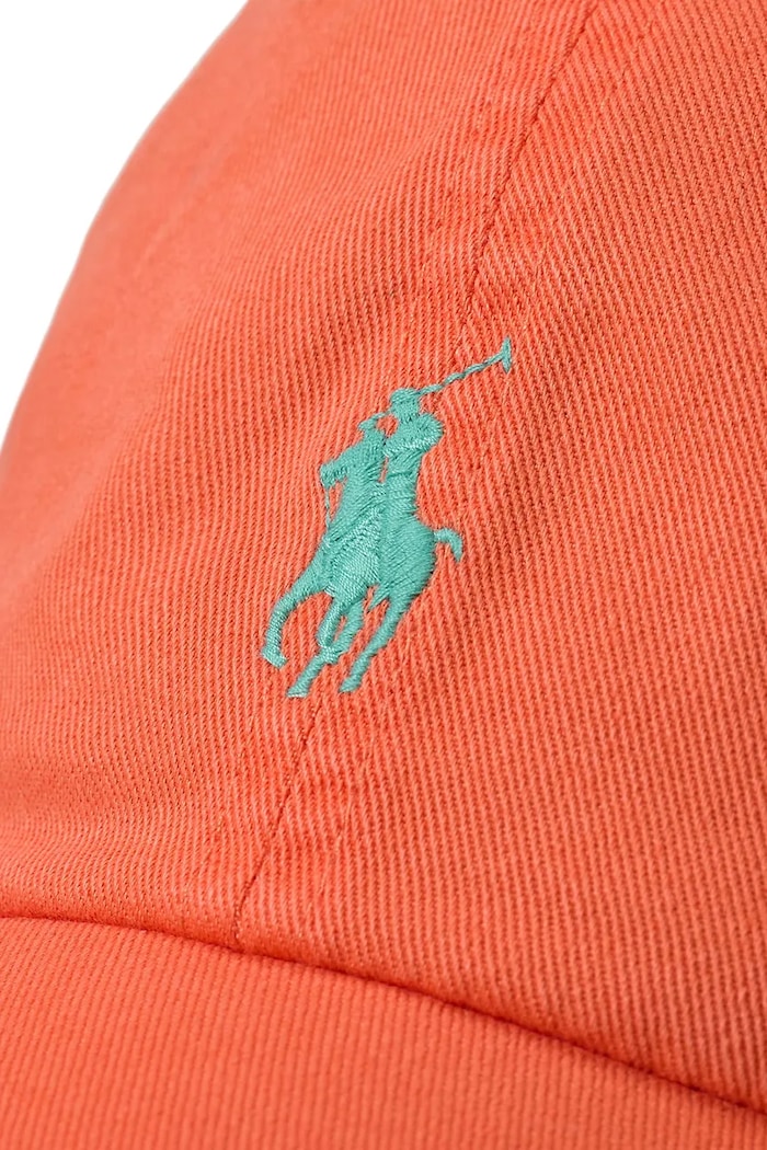 Doplňky Polo Ralph Lauren kšiltovka pánská bavlněná 710667709 oranžová