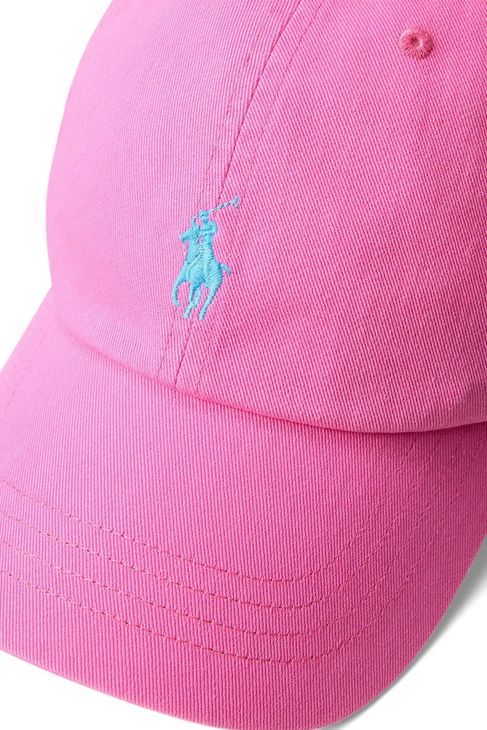 Akcesoria Polo Ralph Lauren czapka z daszkiem męska bawełniana 710667709 różowy