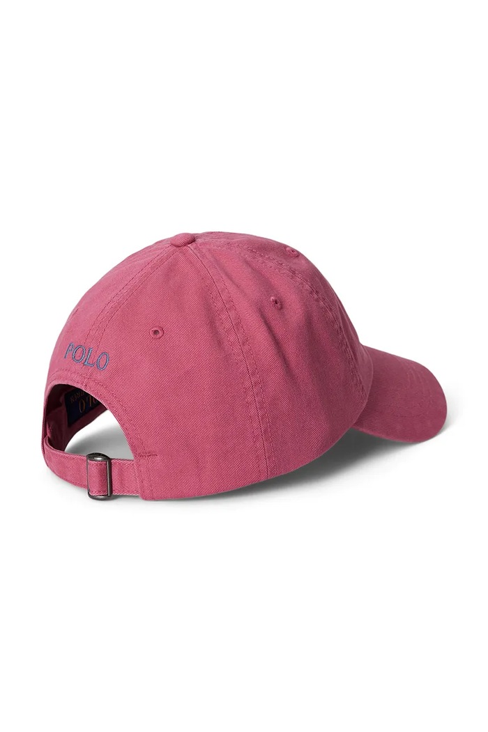 Polo Ralph Lauren czapka z daszkiem męska bawełniana 710667709 różowy SS26