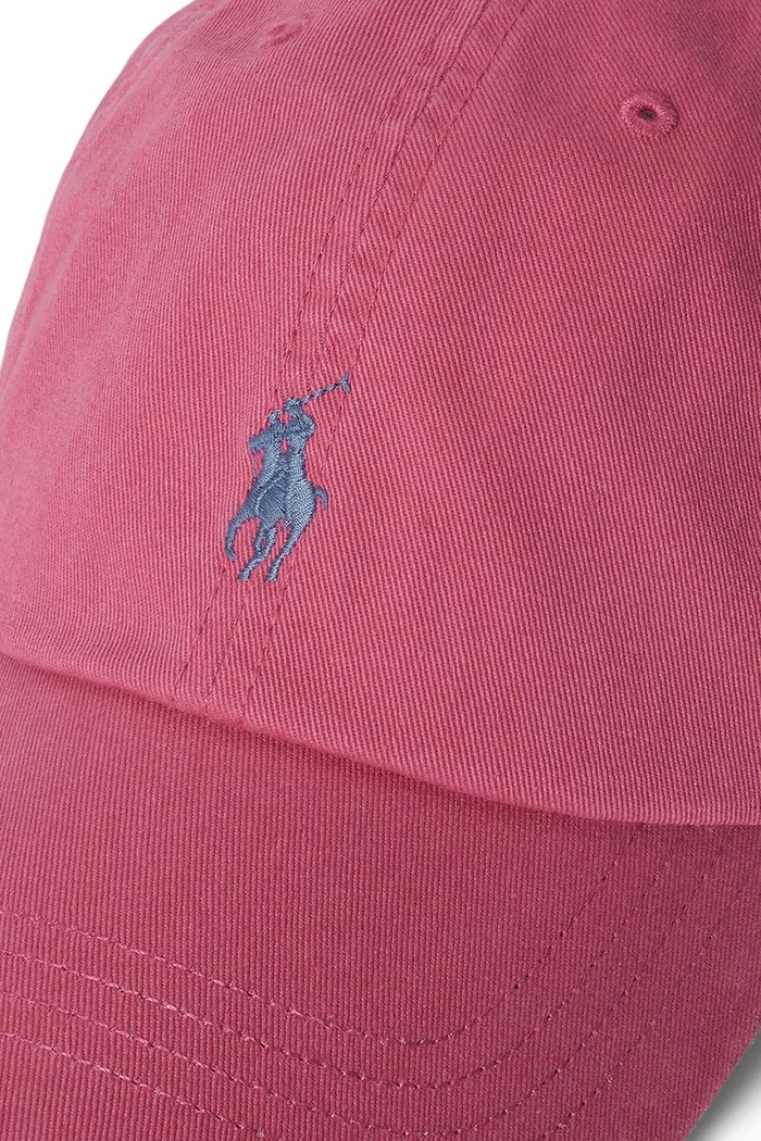 Akcesoria Polo Ralph Lauren czapka z daszkiem męska bawełniana 710667709 różowy