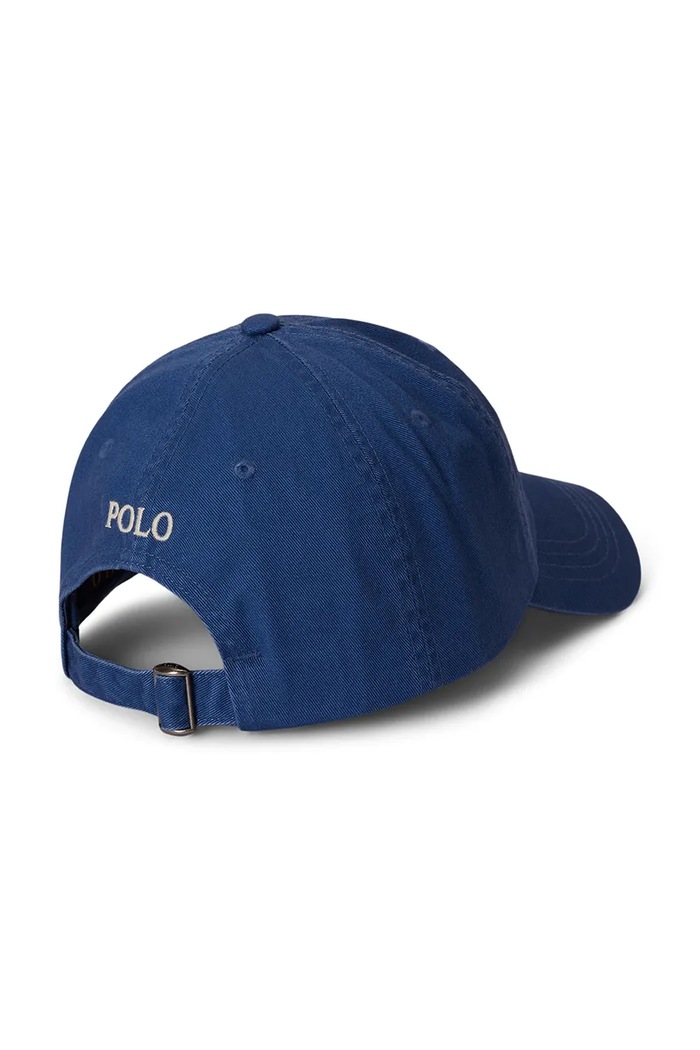 Polo Ralph Lauren Καπέλο με γείσο βαμβακερό ανδρικό 710667709 μπλε SS26