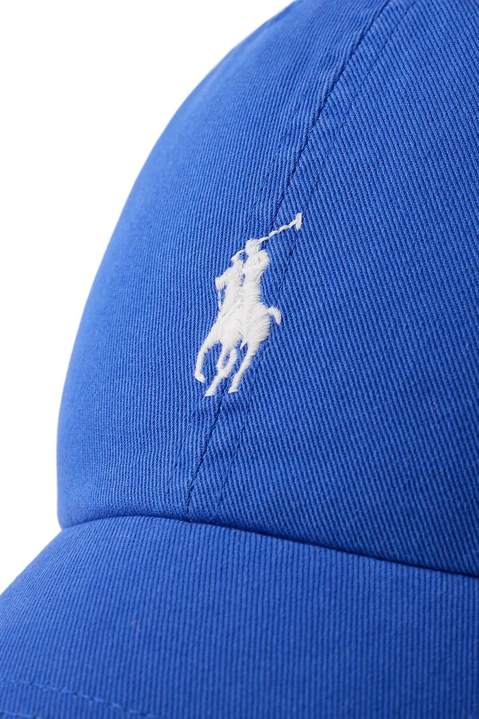 Akcesoria Polo Ralph Lauren czapka z daszkiem męska bawełniana 710667709 niebieski